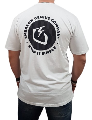 Emerson - 251.EM33.04 - Genius Company Keep It Simple Tee - Frosty White - Μπλούζα Μακό