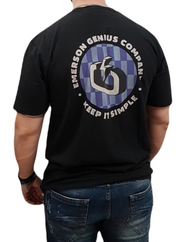 Emerson - 251.EM33.04 - Genius Company Keep It Simple Tee - Black - Μπλούζα Μακό