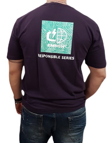 Emerson - 251.EM33.37 - Short Sleeve Tee - D.PURPLE - Μπλούζα Μακό