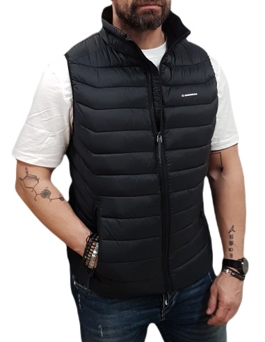 Emerson - 251.EM10.10 - Lightwaight Puffer Vest - Black - Μπουφάν Αμάνικο