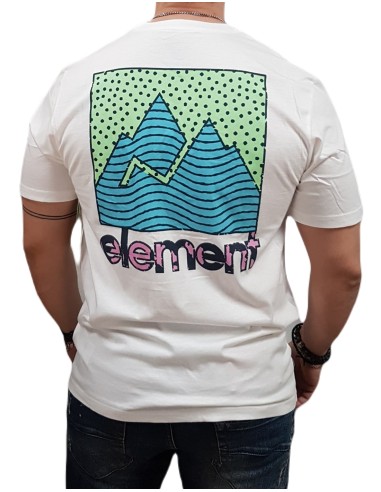 Element - ELYZT00496 - Joint Texture SS - WBB0/White - T-shirt
