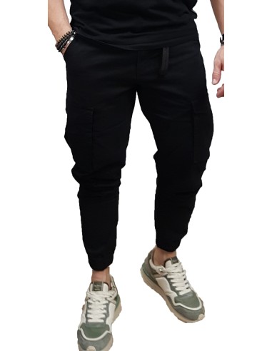 Rebase - 251RCCP-4025 - Black - Παντελόνι CARGO