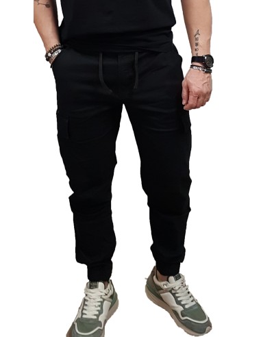 Rebase - 251RCCP-4027 - Black - Παντελόνι CARGO