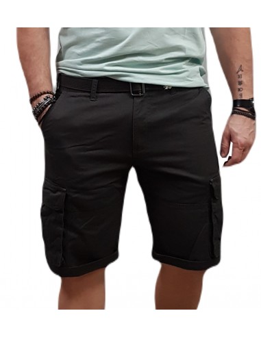 Rebase - 251-RMSHO-7011 - Cargo Shorts - Anthracite  - Βερμούδα