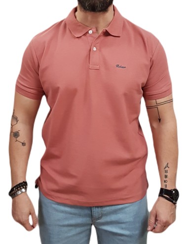 Rebase - 251RPS-3032 - Dk Pink - Μπλούζα POLO