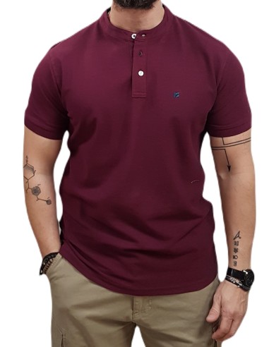 Rebase - 251RPS-3041 - Polo Mao - Dark Raspberry - Μπλούζα POLO