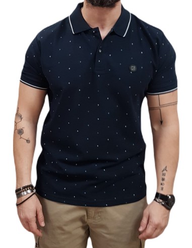 Rebase - 251RPS-3036 - Navy - Μπλούζα POLO
