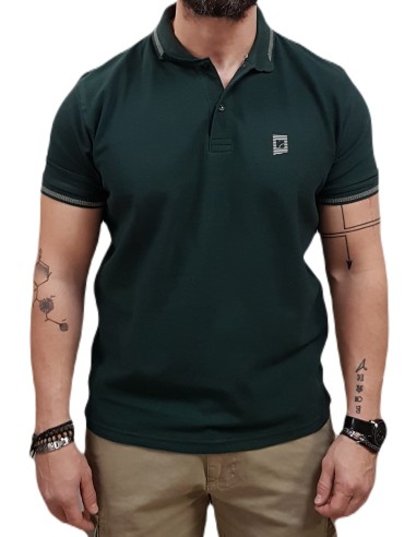 Rebase - 251RPS-3037 - Forest Green - Μπλούζα POLO