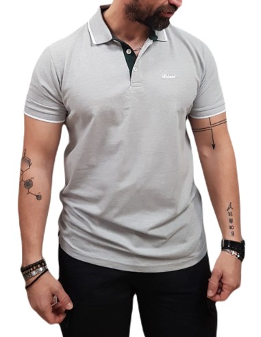 Rebase - 251RPS-3038 - Ash Grey Melange - Μπλούζα POLO