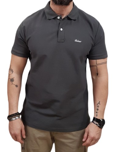 Rebase - 251RPS-3032 - Dark Grey - Μπλούζα POLO