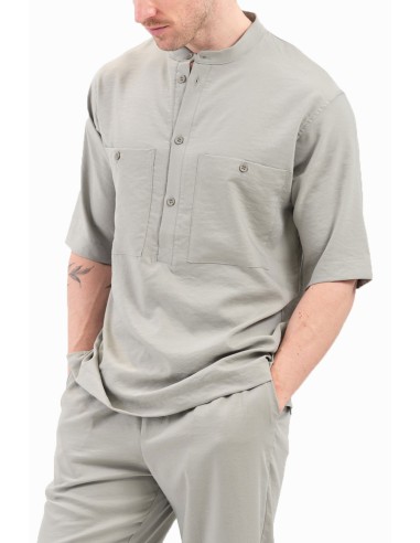 Vittorio Artist - 300-25-Porto - Grey - Overshirt Πουκαμίσα