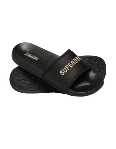 Superdry - MF310279A 02A - Tarp Core Slide - Black  - Σαγιονάρες