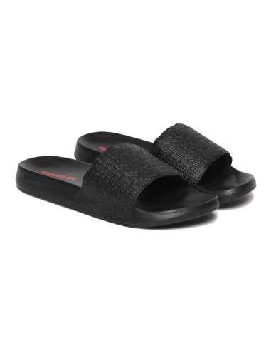 Superdry - MF310272A 02A - AOP Embossed Pool Slide - Black - Σαγιονάρες