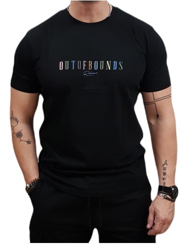 Rebase - 251RTS-9017 - Black - Μπλούζα Μακό