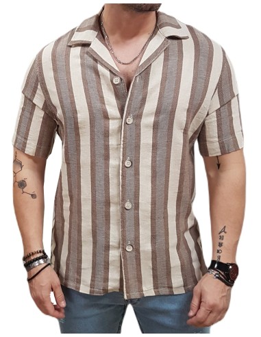 Vittorio Artist - 800-25-012 - Beige - Linen - Πουκάμισο