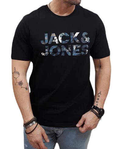 Jack&Jones - 12268127 - Jje Bryan Corp Logo Tee SS O-Neck Noos - Black - T-shirt