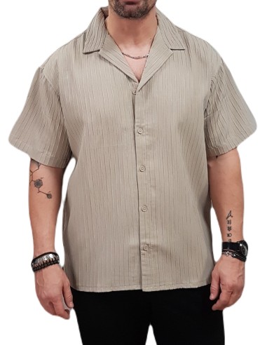 Jack&Jones - 12269640 - Jj Massimo Resort Shirt SS L.N - Oxford Tan - Regular Fit - Πουκάμισο