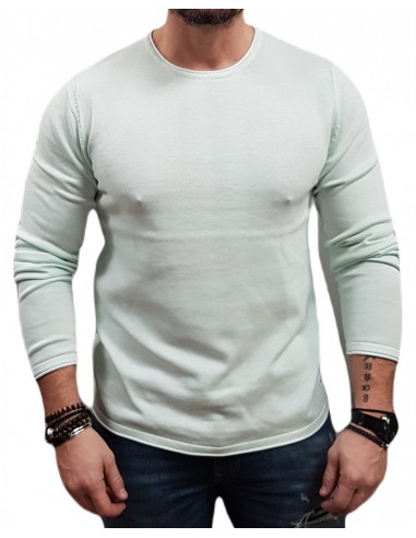 Jack&Jones - 12174001 - Jje Leo Knit Crew Neck - Soothing Sea - Πλεκτό λεπτο