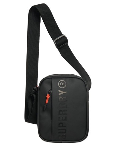Superdry - Y9110268A  0XM - Tarp Cross Body Bag - Black Tonal - Τσαντάκι Ώμου