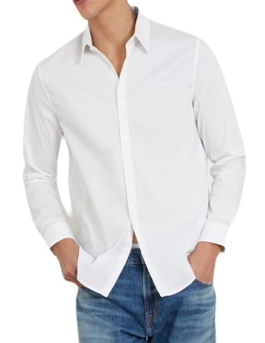 Guess - M1YH20W7ZK1-G011 - White - Πουκάμισο  slim fit