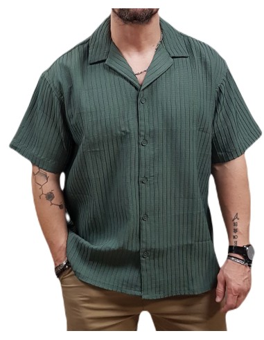 Jack&Jones - 12269640 - Jj Massimo Resort Shirt SS L.N - Agave Green - Regular Fit - Πουκάμισο