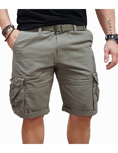 Rebase - 251RMSHO-7011 - Cargo Shorts - Edge Green - Βερμούδα