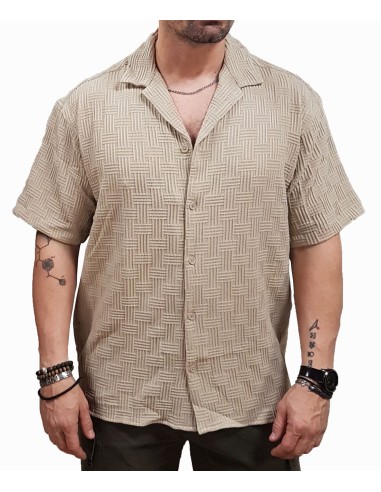 Jack&Jones - 12269636 - Jj Matteo Resort Shirt SS S.N - Oxford Tan - Regular Fit - Πουκάμισο