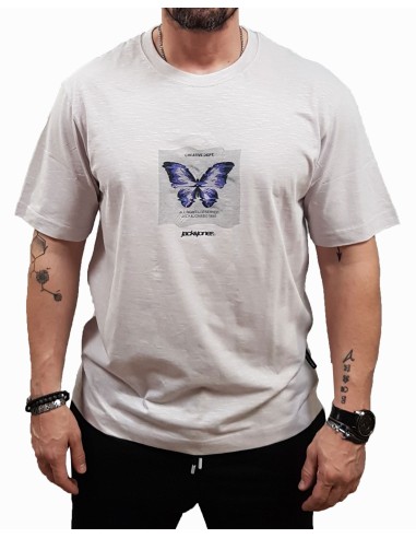 Jack&Jones - 12273479 - Jco Recharge Photo Print Tee ss Crew Neck - Lilac Marble  - T-shirt