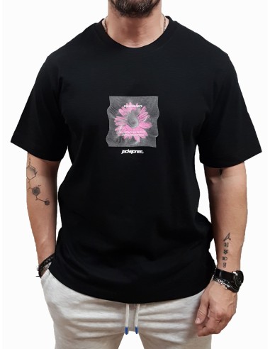 Jack&Jones - 12273479 - Jco Recharge Photo Print Tee ss Crew Neck - Black - T-shirt