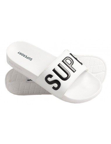 Superdry - MF310256A 35C -  Core vegan Pool Slide - Optic/Black - Σαγιονάρες