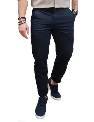 Rebase - 251RCP-4028 - Navy - παντελόνι υφασμάτινο chinos