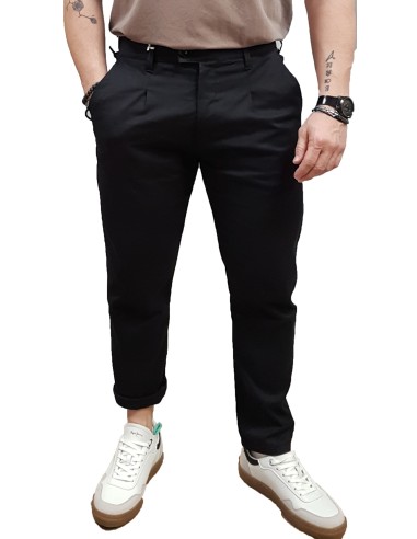 Cover - S Willy - LM111-30 - Black - Παντελόνι Υφασμάτινο