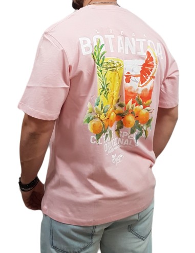 Jack&Jones - 12278390 - Jor Botaniq Tee SS Crew Neck TG LN - Tickled Pink - T-shirt